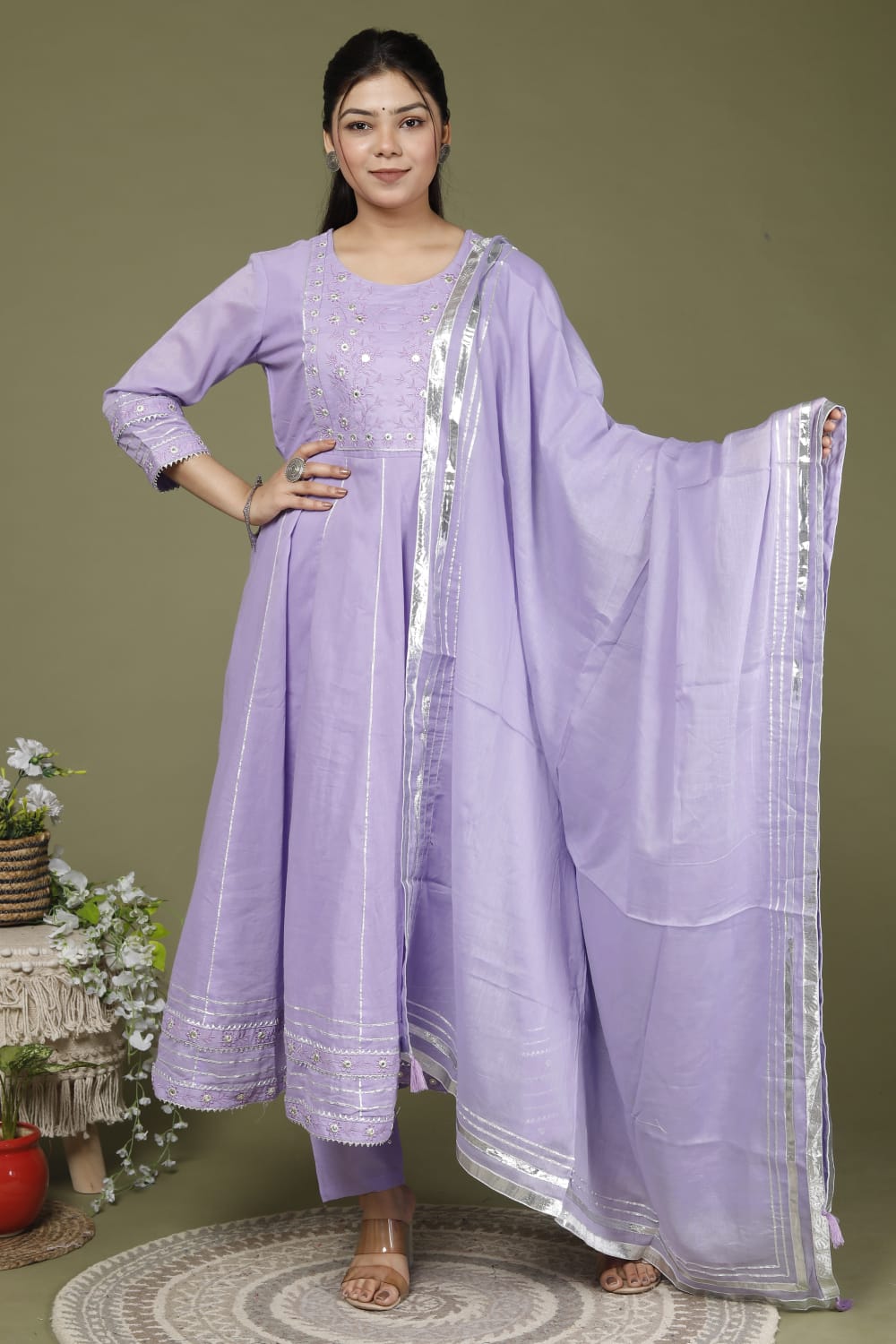 Muslin Suit Set